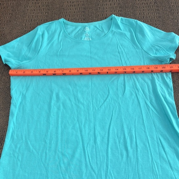 St. John’s Bay XL T-Shirt Bundle Pink & Blue Cotton Short Sleeve - Picture 4 of 4